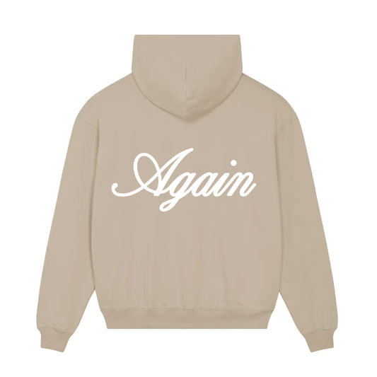 Again Hoodie - Sand